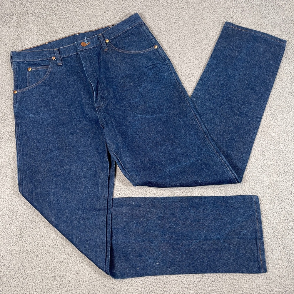 Vintage Wrangler Jeans Mens 34x34‎ Blue 31MWZDN Relaxed Fit Cowboy Cut USA Made
